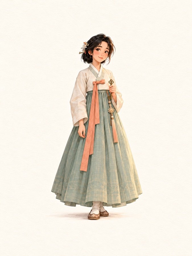 Portrait of The Temple Girl