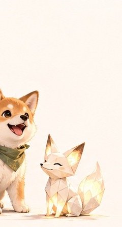 Portrait of The Paper Fox