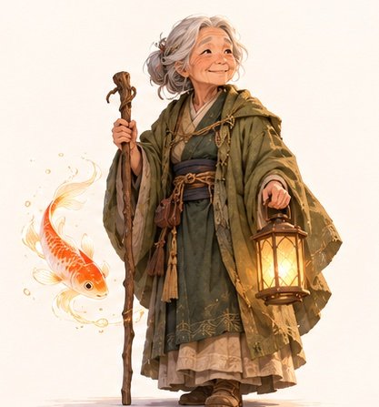 Portrait of The Moss Grandmother